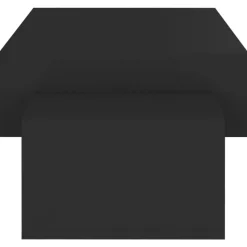 vidaXL - Salontafel - Zwart - Bewerkt hout