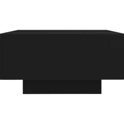 vidaXL - Salontafel - Zwart - Bewerkt hout - 90 x 60 x 31 cm