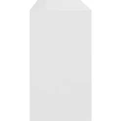 vidaXL - Schoenenbank - Wit - Bewerkt hout - 103x30x55 cm