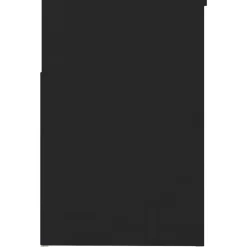 vidaXL - Schoenenbank - Zwart - Bewerkt hout - 80 x 30 x 45 cm