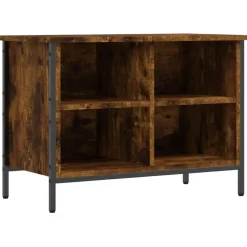 vidaXL - Schoenenkast - Bruin - Bewerkt hout