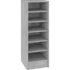 vidaXL - Schoenenkast - Grijs - Bewerkt hout - 31.5 x 35 x 92 cm