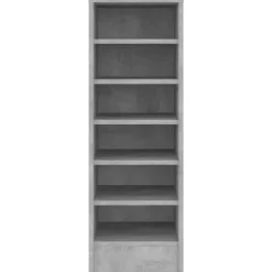 vidaXL - Schoenenkast - Grijs - Bewerkt hout - 31.5 x 35 x 92 cm