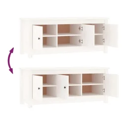 vidaXL - Schoenenkast - Wit - Grenenhout