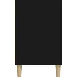 vidaXL - Schoenenrek - Zwart - Bewerkt hout