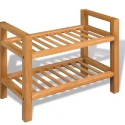 vidaXL - Schoenrek - Bruin - Hout