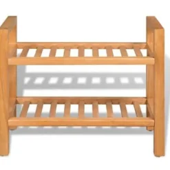 vidaXL - Schoenrek - Bruin - Hout