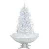 vidaXL - Sneeuwende Kerstboom - Wit - 170 x 105 cm