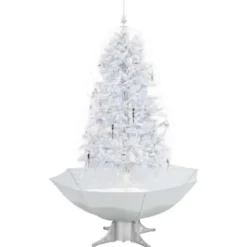 vidaXL - Sneeuwende Kerstboom - Wit - 170 x 105 cm