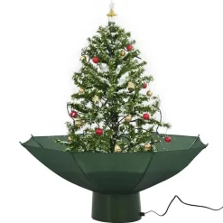 vidaXL - Sneeuwende Kerstboom - Groen - 75 x 60 cm