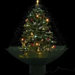 vidaXL - Sneeuwende Kerstboom - Groen - 75 x 60 cm