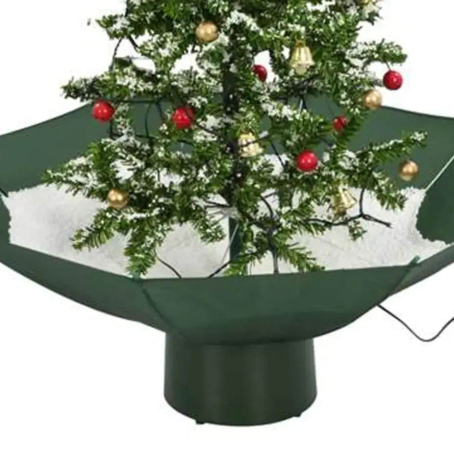 vidaXL - Sneeuwende Kerstboom - Groen - 75 x 60 cm