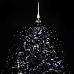 vidaXL - Sneeuwende Kerstboom - Zwart - 190 x 115 cm