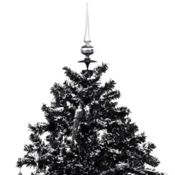 vidaXL - Sneeuwende Kerstboom - Zwart - 190 x 115 cm