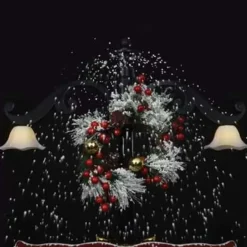 vidaXL - Sneeuwende Kerstboom - Blauw - PVC