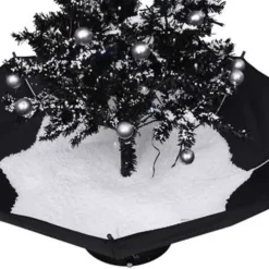 vidaXL - Sneeuwende Kerstboom - Zwart - 75 x 60 cm