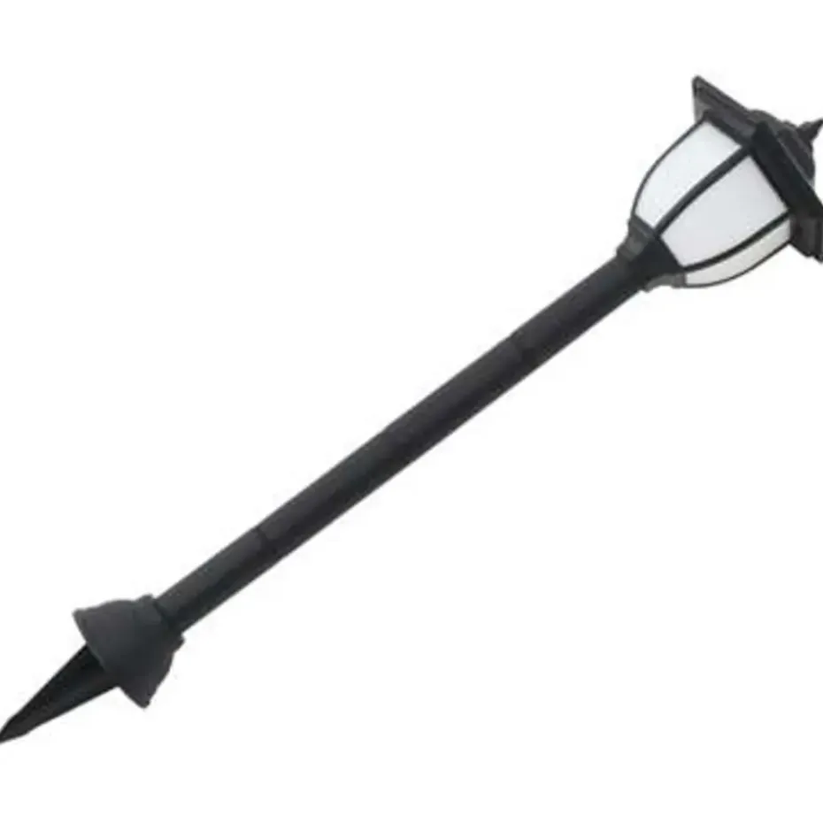 vidaXL - Solarlamp - Zwart - Polypropyleen - 3 stuks