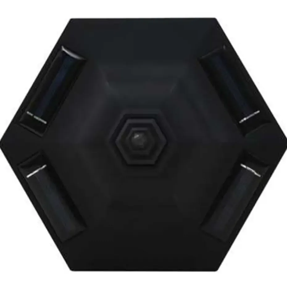 vidaXL - Solarlamp - Zwart - Polypropyleen - 3 stuks