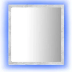 vidaXL - Spiegel - Grijs - Bewerkt hout