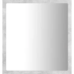 vidaXL - Spiegel - Grijs - Bewerkt hout