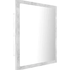 vidaXL - Spiegel - Grijs - Bewerkt hout