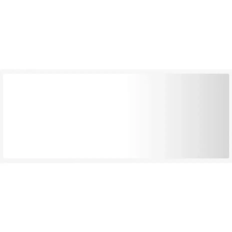 vidaXL - Spiegel - Wit - Bewerkt hout