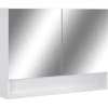 vidaXL - Spiegelkast - Wit - MDF
