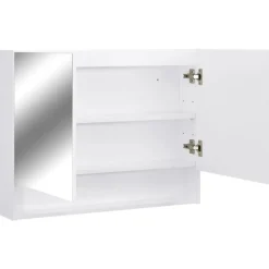 vidaXL - Spiegelkast - Wit - MDF