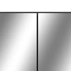 vidaXL - Spiegelkast - Zwart - MDF