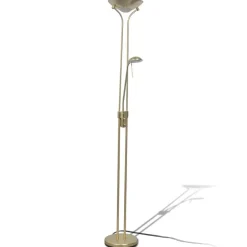 vidaXL - Staande Lamp - Goud - Staal