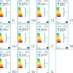vidaXL - Staande Lamp - Grijs - Staal