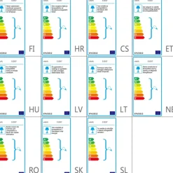 vidaXL - Staande Lamp - Wit - Papier