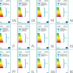 vidaXL - Staande Lamp - Zwart - Staal