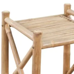 vidaXL - Staande Plank - Bruin - Bamboe