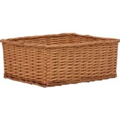vidaXL - Stapelbare Mandenset - Bruin - Wicker