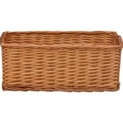 vidaXL - Stapelbare Mandenset - Bruin - Wicker