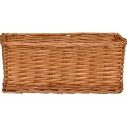 vidaXL - Stapelbare Mandenset - Bruin - Wicker