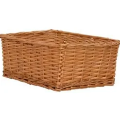 vidaXL - Stapelbare Mandenset - Bruin - Wicker