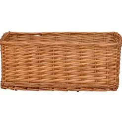 vidaXL - Stapelbare Mandenset - Bruin - Wicker