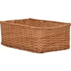 vidaXL - Stapelbare Mandenset - Bruin - Wicker