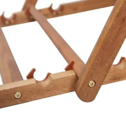 vidaXL - Strandstoel - Blauw - Stof