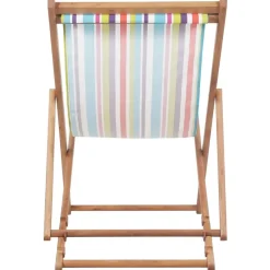 vidaXL - Strandstoel - Multikleur - Stof