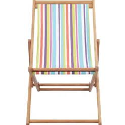 vidaXL - Strandstoel - Multikleur - Stof
