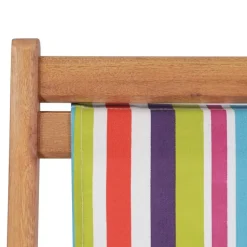vidaXL - Strandstoel - Multikleur - Stof