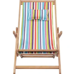 vidaXL - Strandstoel - Multikleur - Stof