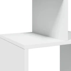 vidaXL - Symmetrische Boekenkast met vakken - Wit - Bewerkt hout - 92x29x188 cm