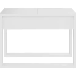 vidaXL - Tafel - Wit - Bewerkt hout - 50 x 50 cm