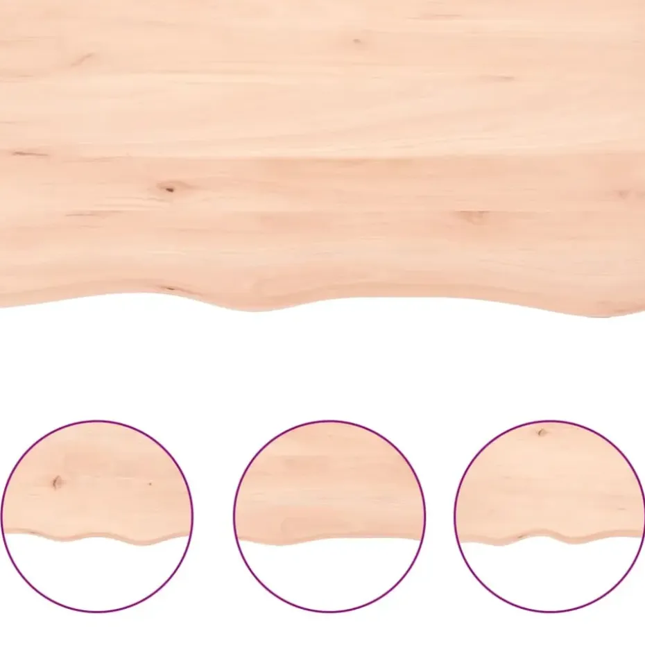 vidaXL - Tafelblad - Bruin - Hout - 180 x 60 x 6 cm