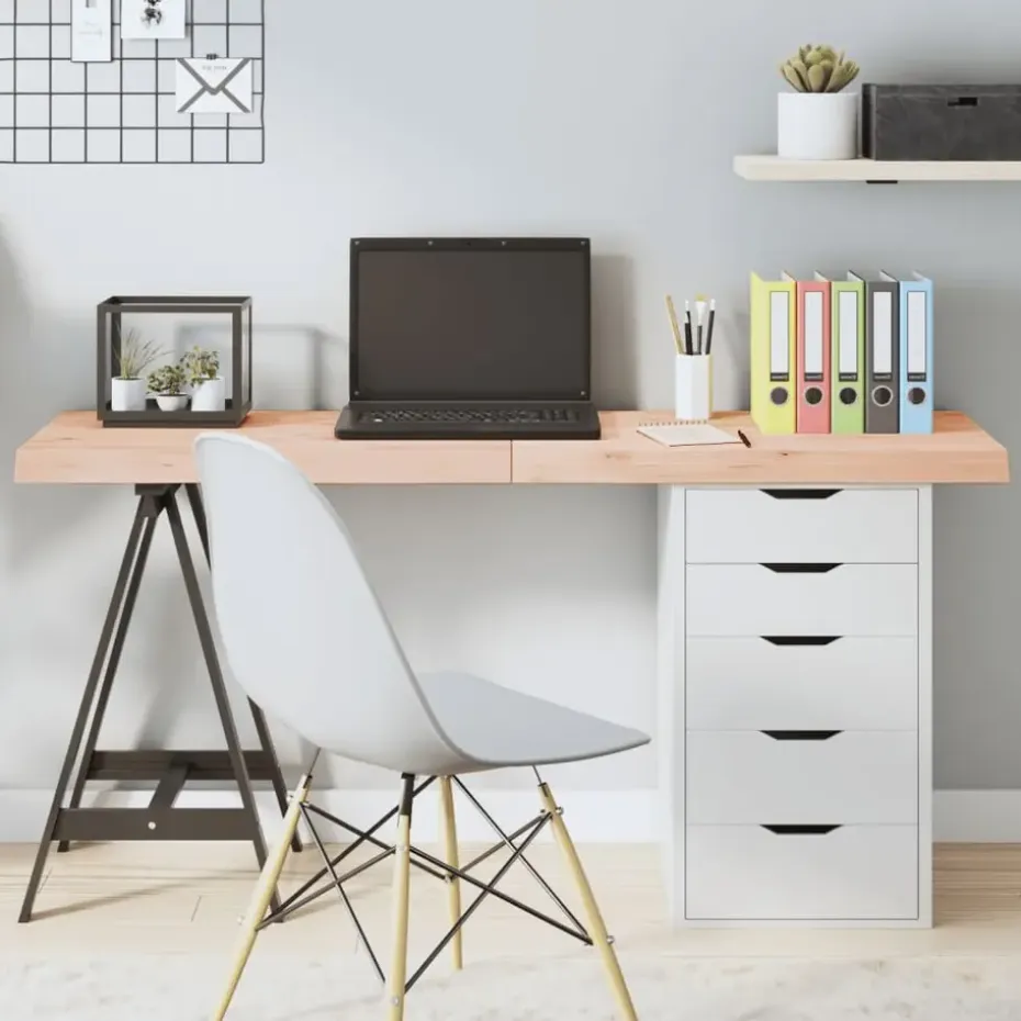 vidaXL - Tafelblad - Bruin - Hout - 140 x 60 x 6 cm