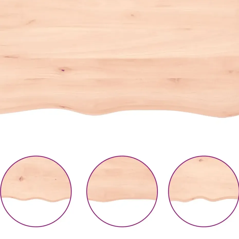 vidaXL - Tafelblad - Bruin - Hout - 140 x 60 x 6 cm